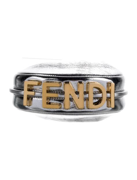 small fendi purse with silver and gold logo|fendi fendigraphy small shoulder bag.